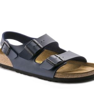 [Used only once] Birkenstock Milano (Navy, 10)